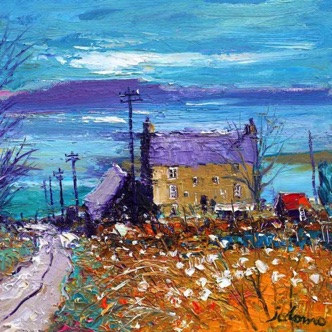 Soft Eveninglight Crinan Harbour 12x12 Soft Eveninglight Crinan Harbour 12x12